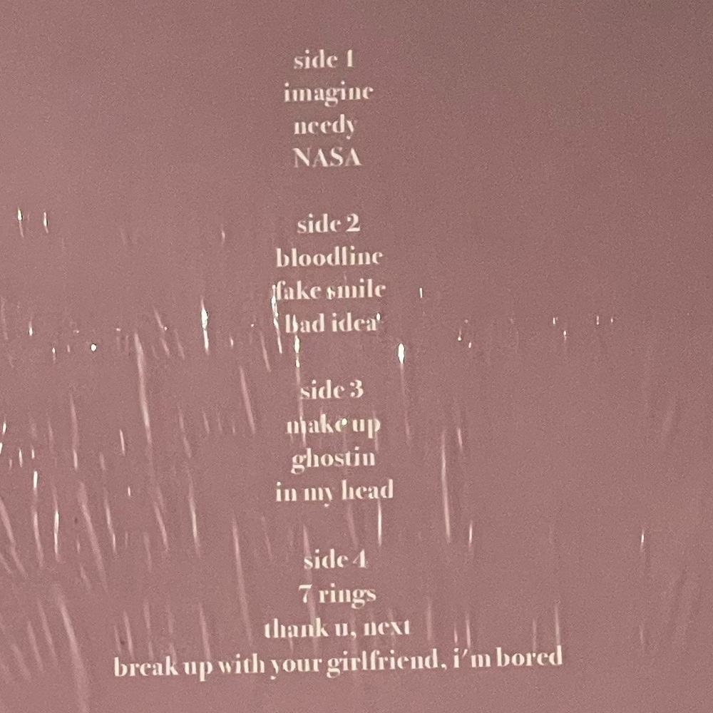 Ariana Grande | Thank U, Next Exclusive Limited Edition Clear Vinyl 2XLP - Picture 6 of 6